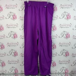 Seperate scene pants vintage bright royal buttons Vibrant Purple Pants
